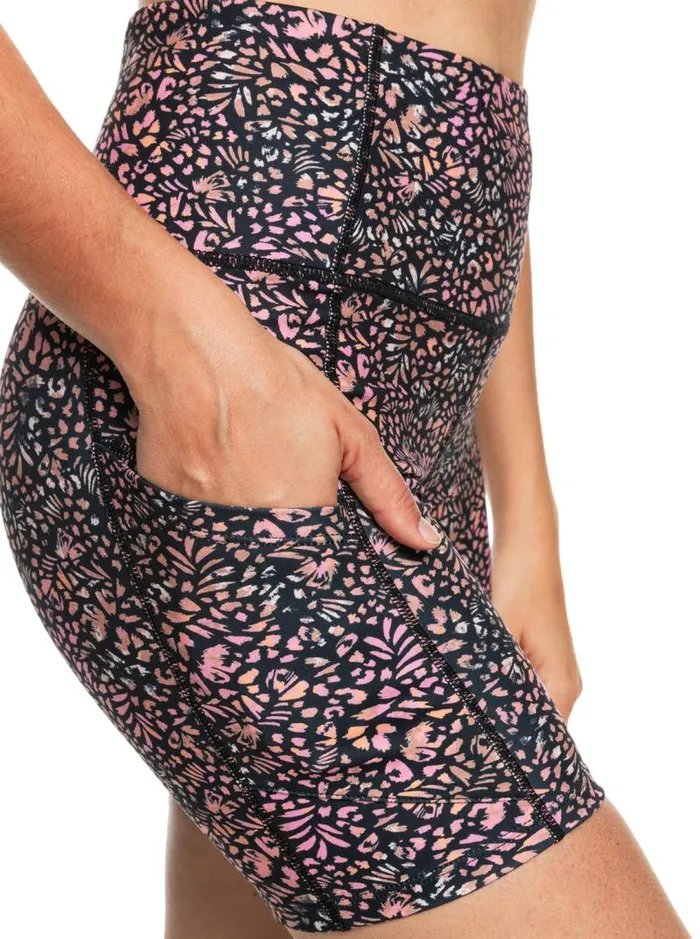 Roxy Shorts Heart Into It Technical Shorts Antracite Animal Dust 8211 Women Roxy Shorts Heart Into It Technical Shorts Antracite Animal Dust 8211 Women