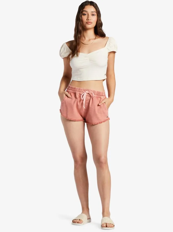 Roxy Shorts Scenic Route Elastic Shorts Cedar Wood 8211 Women Roxy Shorts Scenic Route Elastic Shorts Cedar Wood 8211 Women