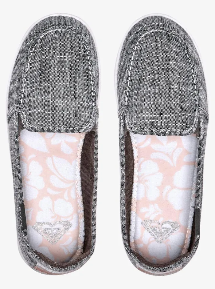 Roxy Sneakers Minnow SlipOn Shoes Black Wash 8211 Women Roxy Sneakers Minnow SlipOn Shoes Black Wash 8211 Women