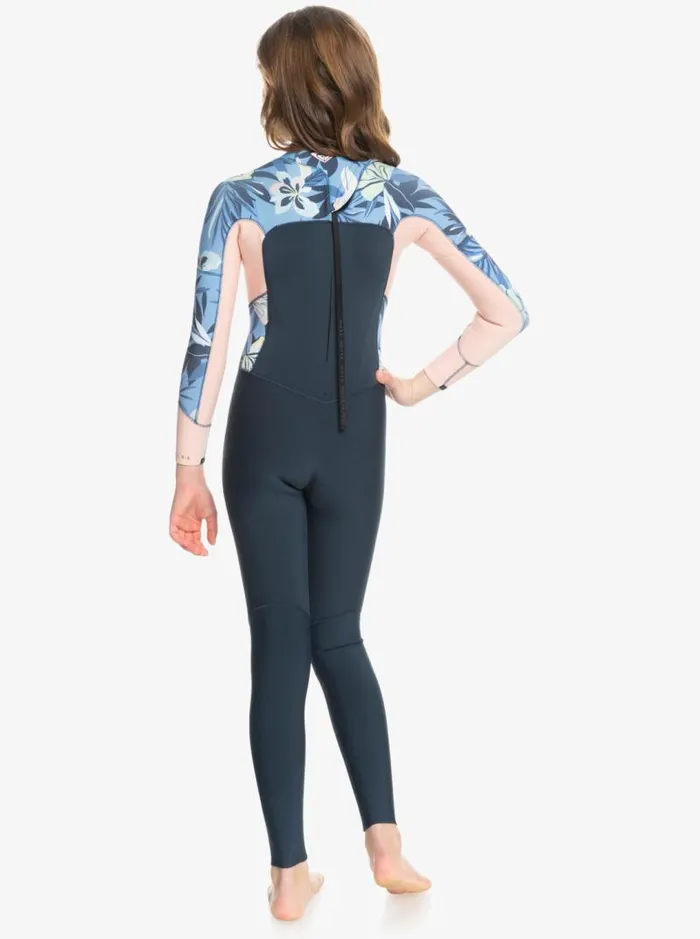 Roxy Surf Girl039s 816 32mm Swell Series Back Zip Wetsuit Allure Rg Fasso S 8211 Kids