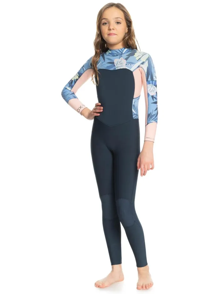 Roxy Surf Girl039s 816 43mmSwell Series Back Zip Wetsuit Allure Rg Fasso S 8211 Kids Roxy Surf Girl039s 816 43mmSwell Series Back Zip Wetsuit Allure Rg Fasso S 8211 Kids