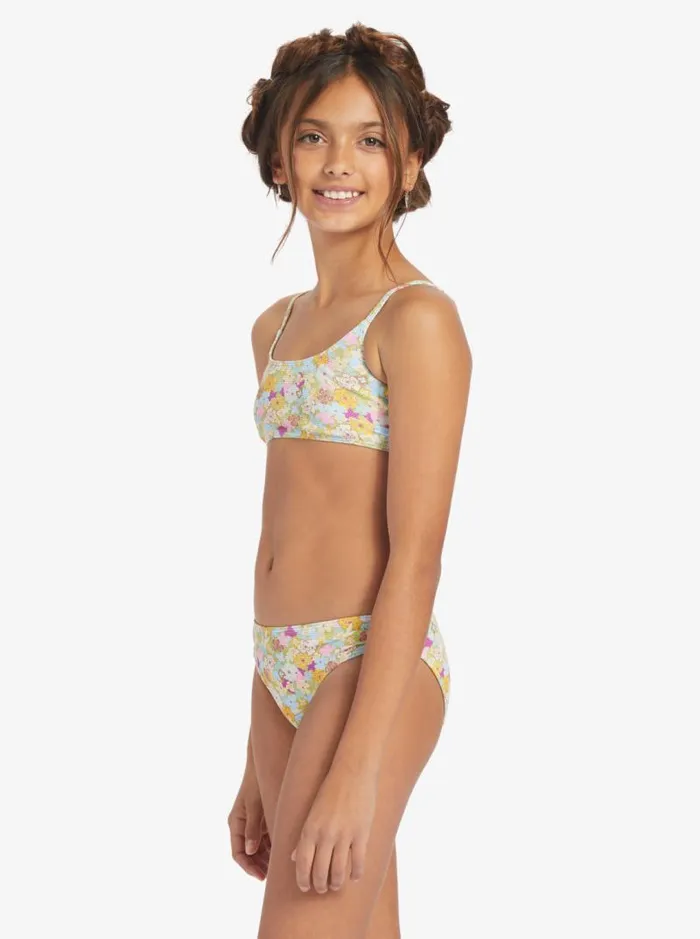 Roxy Swim Girls039 716 Nostalgic Seaside Two Piece Bralette Bikini Set Fern Memories 8211 Kids Roxy Swim Girls039 716 Nostalgic Seaside Two Piece Bralette Bikini Set Fern Memories 8211 Kids