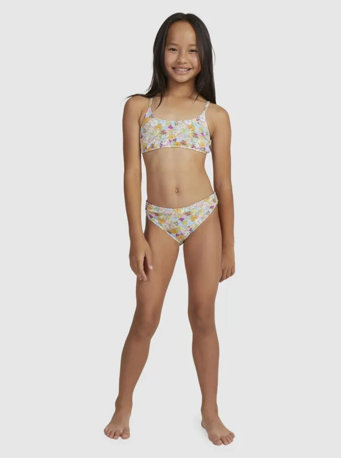 Roxy Swim Girls039 716 Nostalgic Seaside Two Piece Bralette Bikini Set Fern Memories 8211 Kids Roxy Swim Girls039 716 Nostalgic Seaside Two Piece Bralette Bikini Set Fern Memories 8211 Kids