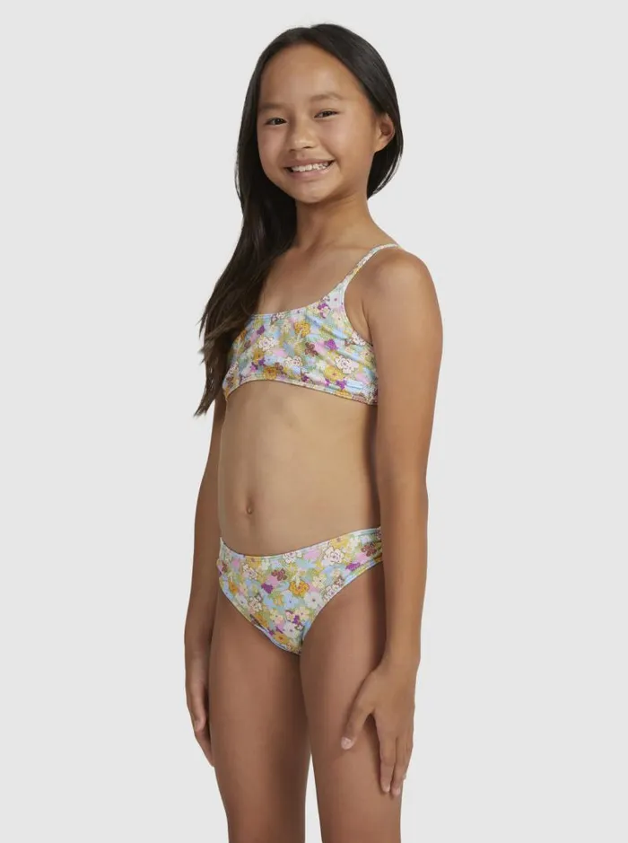 Roxy Swim Girls039 716 Nostalgic Seaside Two Piece Bralette Bikini Set Fern Memories 8211 Kids Roxy Swim Girls039 716 Nostalgic Seaside Two Piece Bralette Bikini Set Fern Memories 8211 Kids