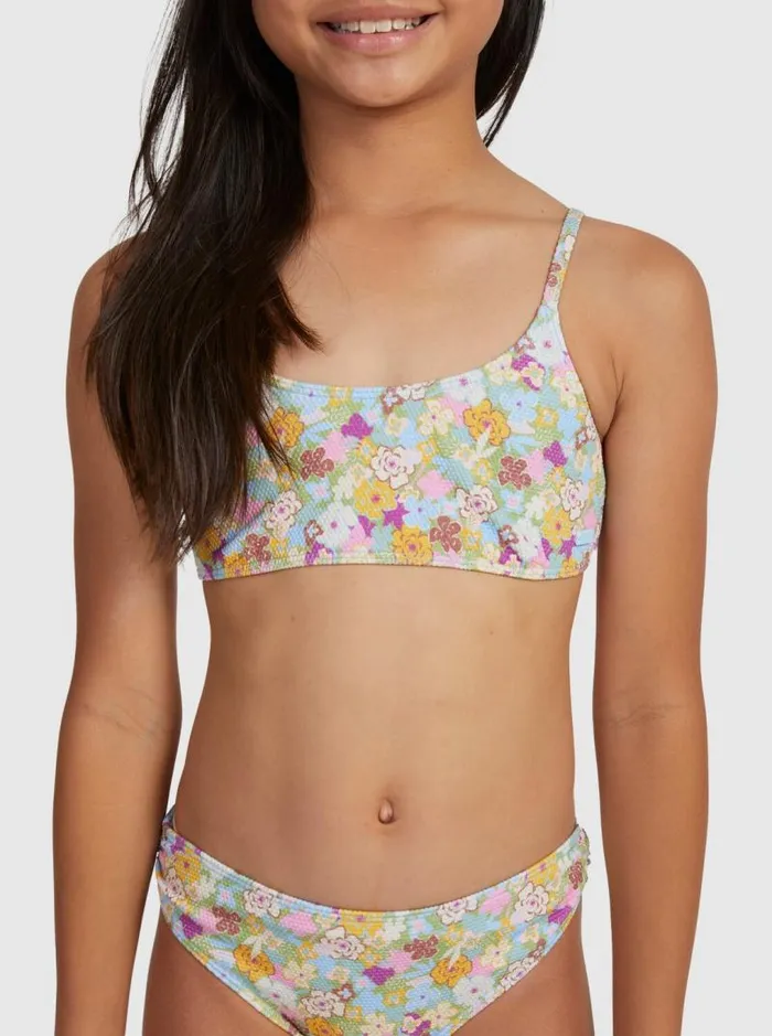 Roxy Swim Girls039 716 Nostalgic Seaside Two Piece Bralette Bikini Set Fern Memories 8211 Kids Roxy Swim Girls039 716 Nostalgic Seaside Two Piece Bralette Bikini Set Fern Memories 8211 Kids
