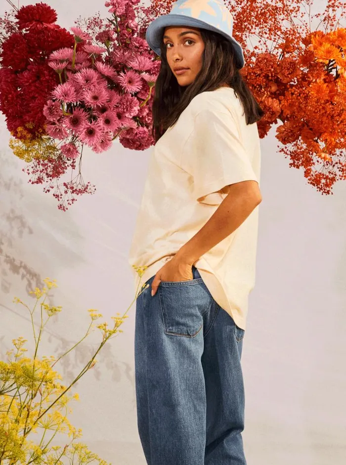 Roxy Tops To The Sun TShirt Natural 8211 Women