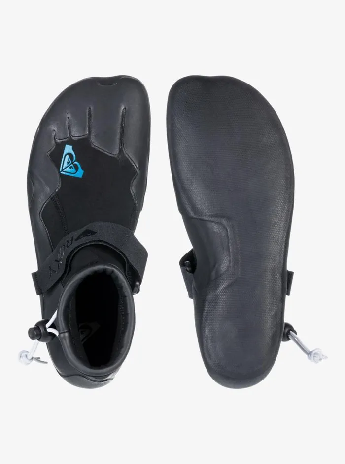 Roxy Wetsuits 2mm Swell Round Toe Reef Boots True Black 8211 Women Roxy Wetsuits 2mm Swell Round Toe Reef Boots True Black 8211 Women