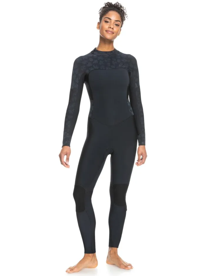 Roxy Wetsuits 32mm Swell Series Back Zip Wetsuit Black 8211 Women