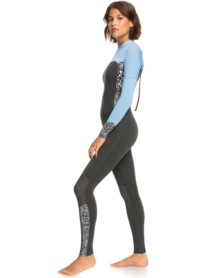 Roxy Wetsuits 43mm Swell Series Back Zip Wetsuit Jetboy Blue 8211 Women Roxy Wetsuits 43mm Swell Series Back Zip Wetsuit Jetboy Blue 8211 Women