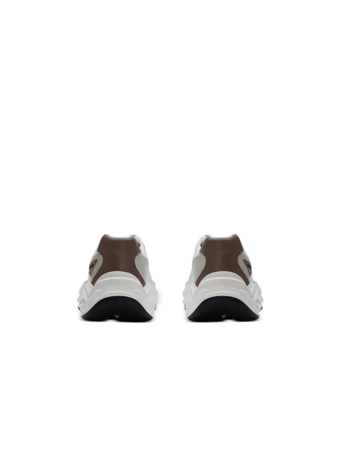 RunRow Leather And Nylon Sneakers White Men Balmain Sneakers