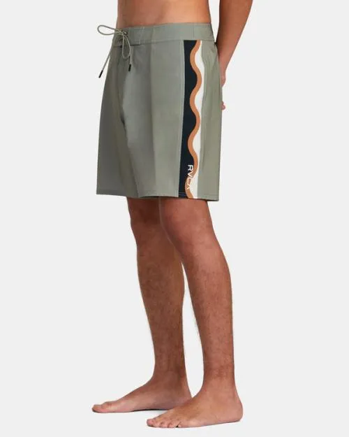 Rvca Apex Boardshorts 18034 Aloe Wave Men Boardshorts