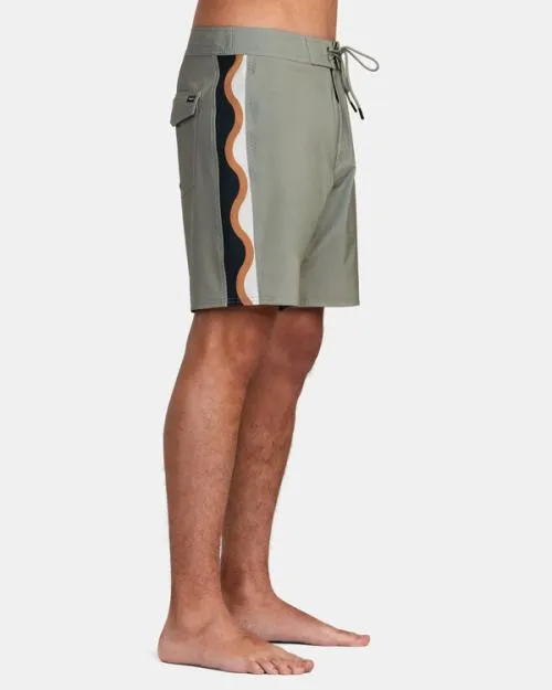 Rvca Apex Boardshorts 18034 Aloe Wave Men Boardshorts