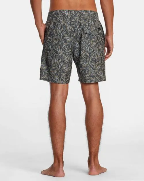 Rvca Atlas Elastic Waist Boardshorts 17034 Multi 2 Men Boardshorts