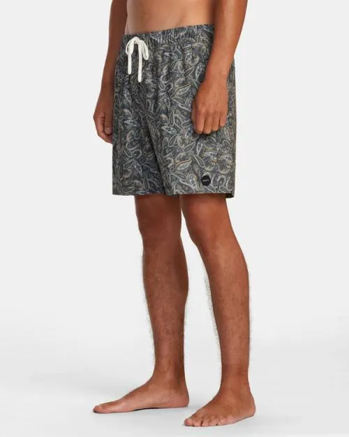 Rvca Atlas Elastic Waist Boardshorts 17034 Multi 2 Men Boardshorts