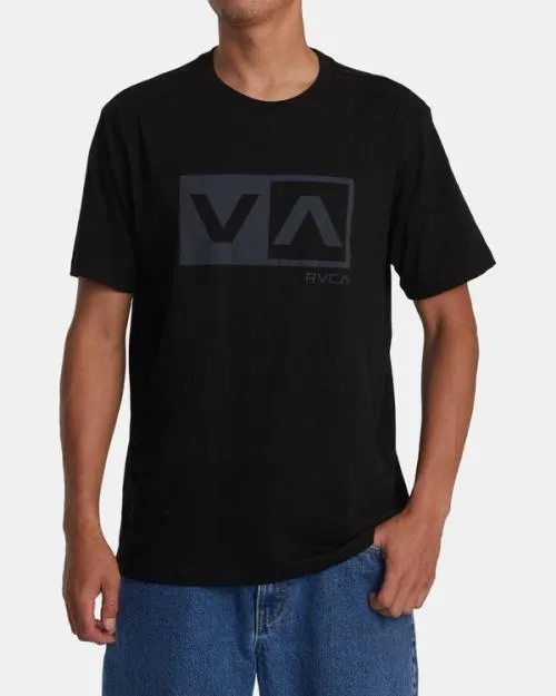 Rvca Balance Box Short Sleeve TShirt Black Men Tees and Tanks