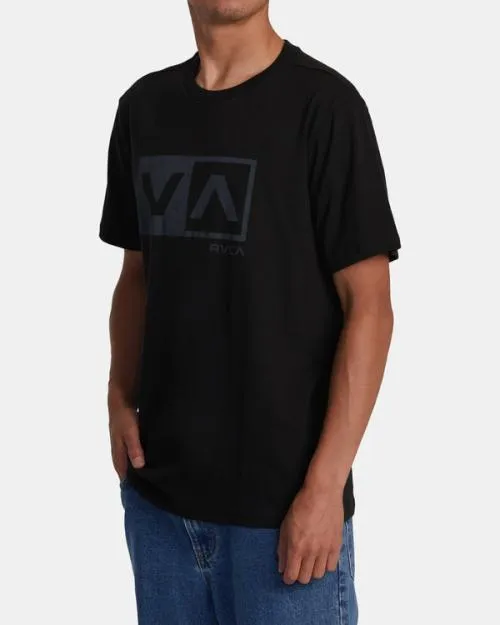 Rvca Balance Box Short Sleeve TShirt Black Men Tees and Tanks