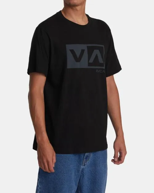 Rvca Balance Box Short Sleeve TShirt Black Men Tees and Tanks