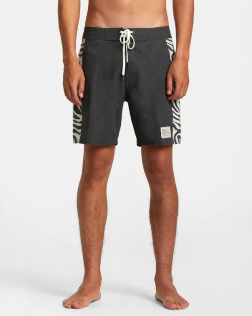 Rvca Bali Boardshorts 17034 Black Men Boardshorts