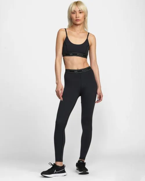 Rvca Base Workout Leggings Black SportWomen Pants