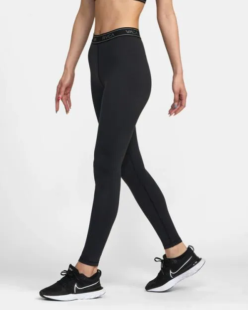 Rvca Base Workout Leggings Black SportWomen Pants