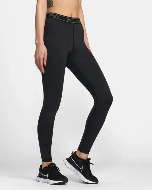 Rvca Base Workout Leggings Black SportWomen Pants