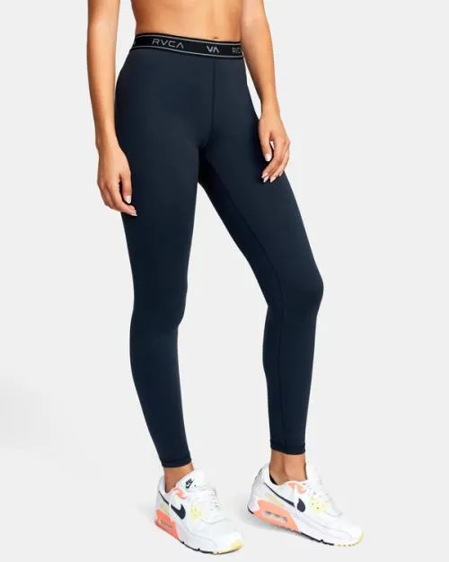 Rvca Base Workout Leggings Black SportWomen Pants