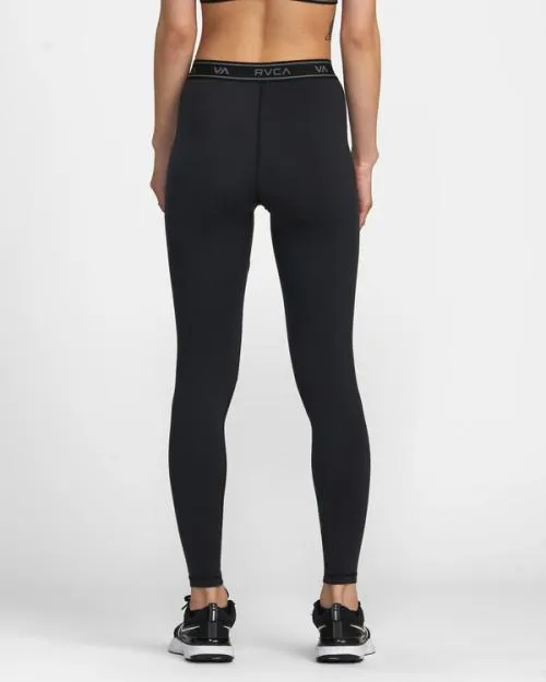 Rvca Base Workout Leggings Black SportWomen Pants