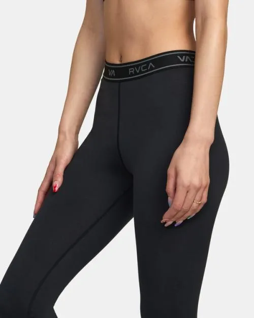 Rvca Base Workout Leggings Black SportWomen Pants