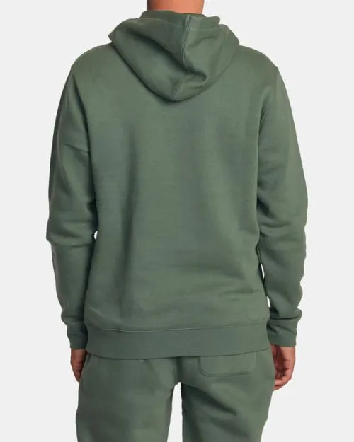 Rvca Big Embossed Hoodie Jade Men Hoodies and Sweatshirts
