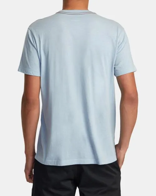 Rvca Big Tee Deja Blue Men Short Sleeves