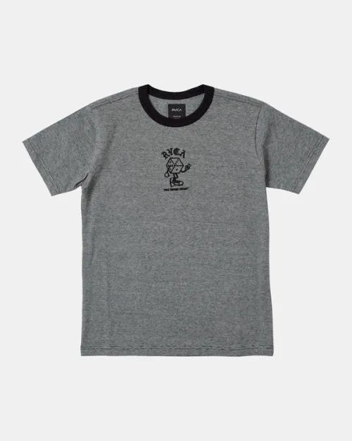 Rvca Boy039s Moran TShirt Rvca Black Boys Tees and Tanks