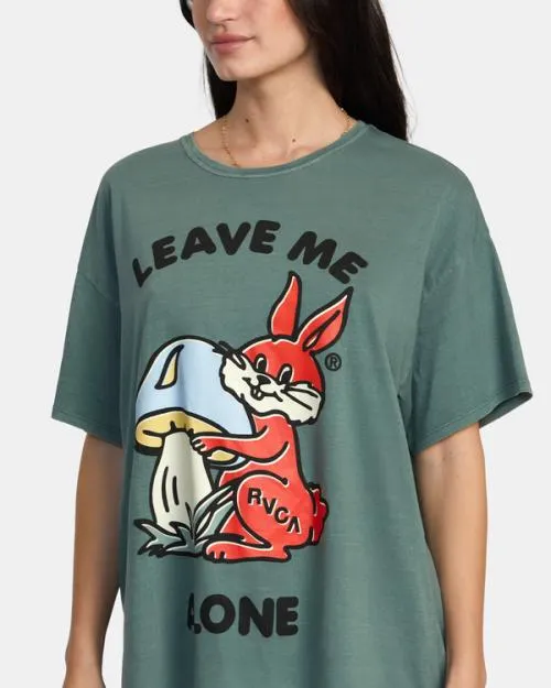 Rvca Cottontale TShirt Spinach Women Tees and Tanks