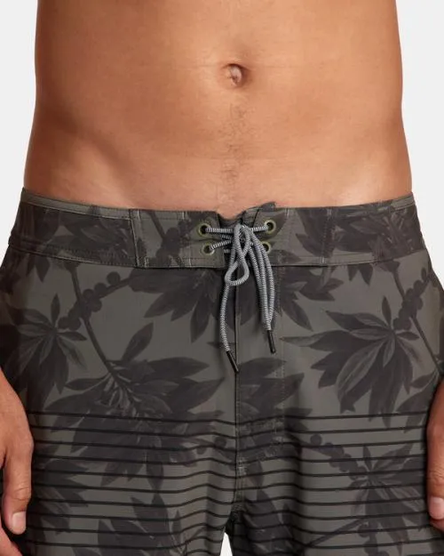 Rvca Curren Boardshorts 18034 Olive Men Boardshorts
