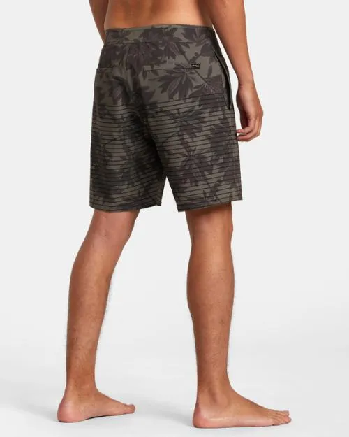 Rvca Curren Boardshorts 18034 Olive Men Boardshorts