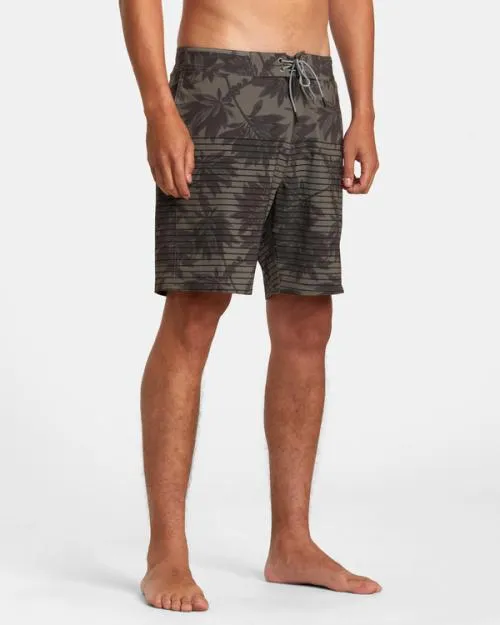 Rvca Curren Boardshorts 18034 Olive Men Boardshorts