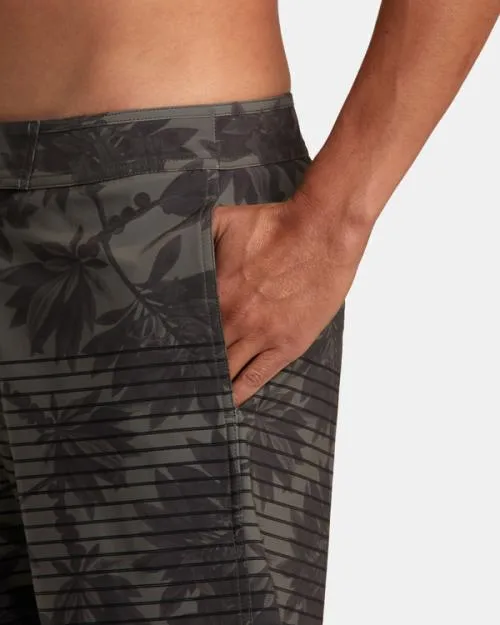 Rvca Curren Boardshorts 18034 Olive Men Boardshorts