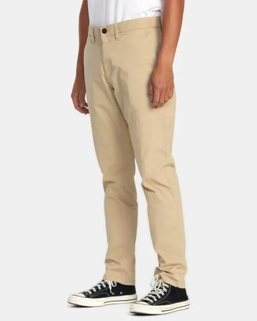 Rvca Daggers Chino Pants Khaki Men Pants