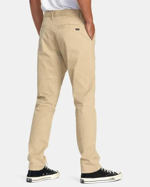 Rvca Daggers Chino Pants Khaki Men Pants