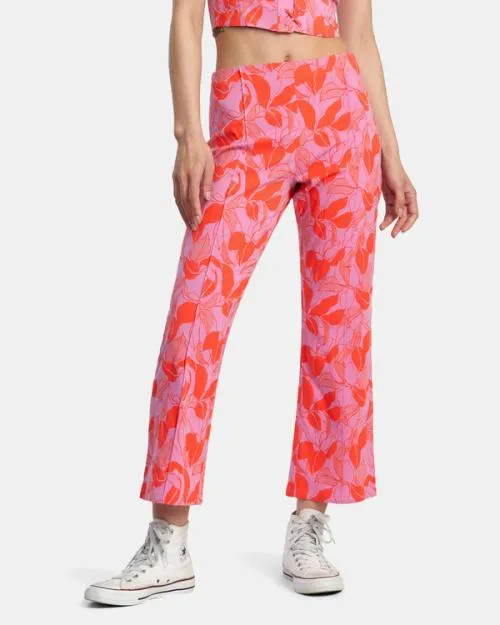 Rvca Drip HighWaisted Pants Cyclamen Women Pants