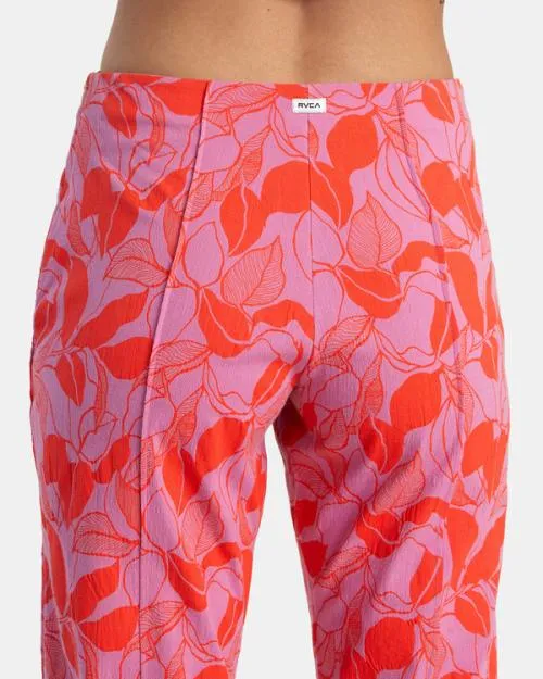 Rvca Drip HighWaisted Pants Cyclamen Women Pants