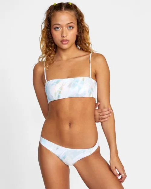 Rvca Dye Dream Bandeau Bikini Top Multi Women Bikini Tops