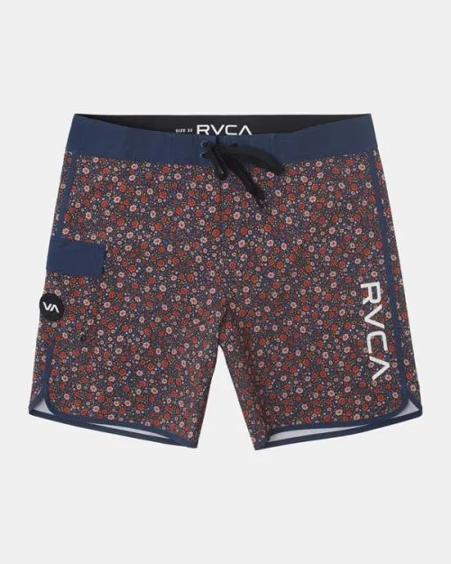 Rvca Eastern Boardshorts 18034 Moody Blue Men Boardshorts