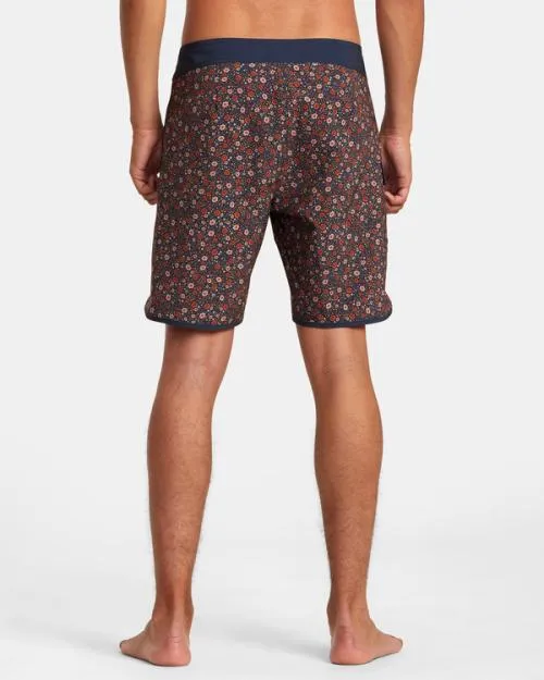 Rvca Eastern Boardshorts 18034 Moody Blue Men Boardshorts