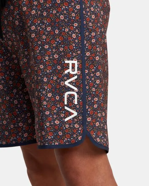 Rvca Eastern Boardshorts 18034 Moody Blue Men Boardshorts