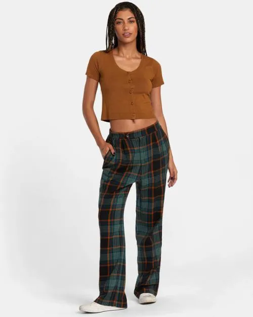 Rvca Float Sweater Workwear Brown Women Sweaters