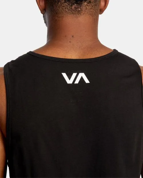 Rvca Icon Tank Top Black SportMen Tees and Tanks