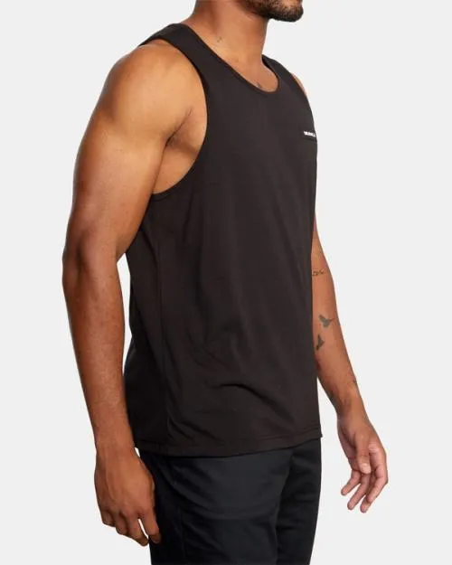Rvca Icon Tank Top Black SportMen Tees and Tanks