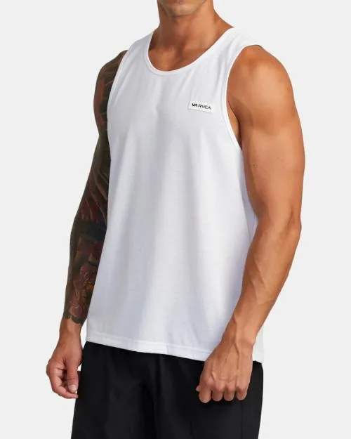 Rvca Icon Tank Top White SportMen Tees and Tanks