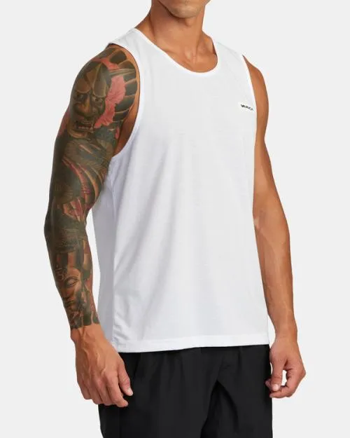 Rvca Icon Tank Top White SportMen Tees and Tanks