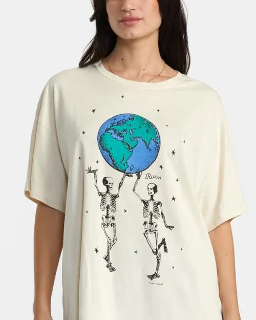 Rvca No Bounds TShirt Latte Women Tees and Tanks
